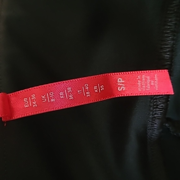 Spanx Black Moto Faux Leather Ribbed High Waisted Leggings Small - Picture 7 of 11